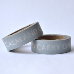 Wt* washi tape Keep calm and carry on