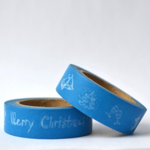 Wt* Merry Christmas azul