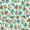 Papel de regalo flores rosa y azul