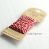 Bakers Twine HEMPTIQUE 6 m Rojo / Blanco