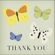 Tarjeta y sobre Butterfly Thank You