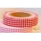 Dailylike Fabric tape Gingham check red