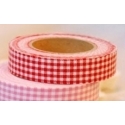 Dailylike Fabric tape Gingham check red