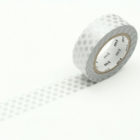 MT Masking Tape Dot Silver