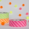 MT masking tape Stripe shocking pink